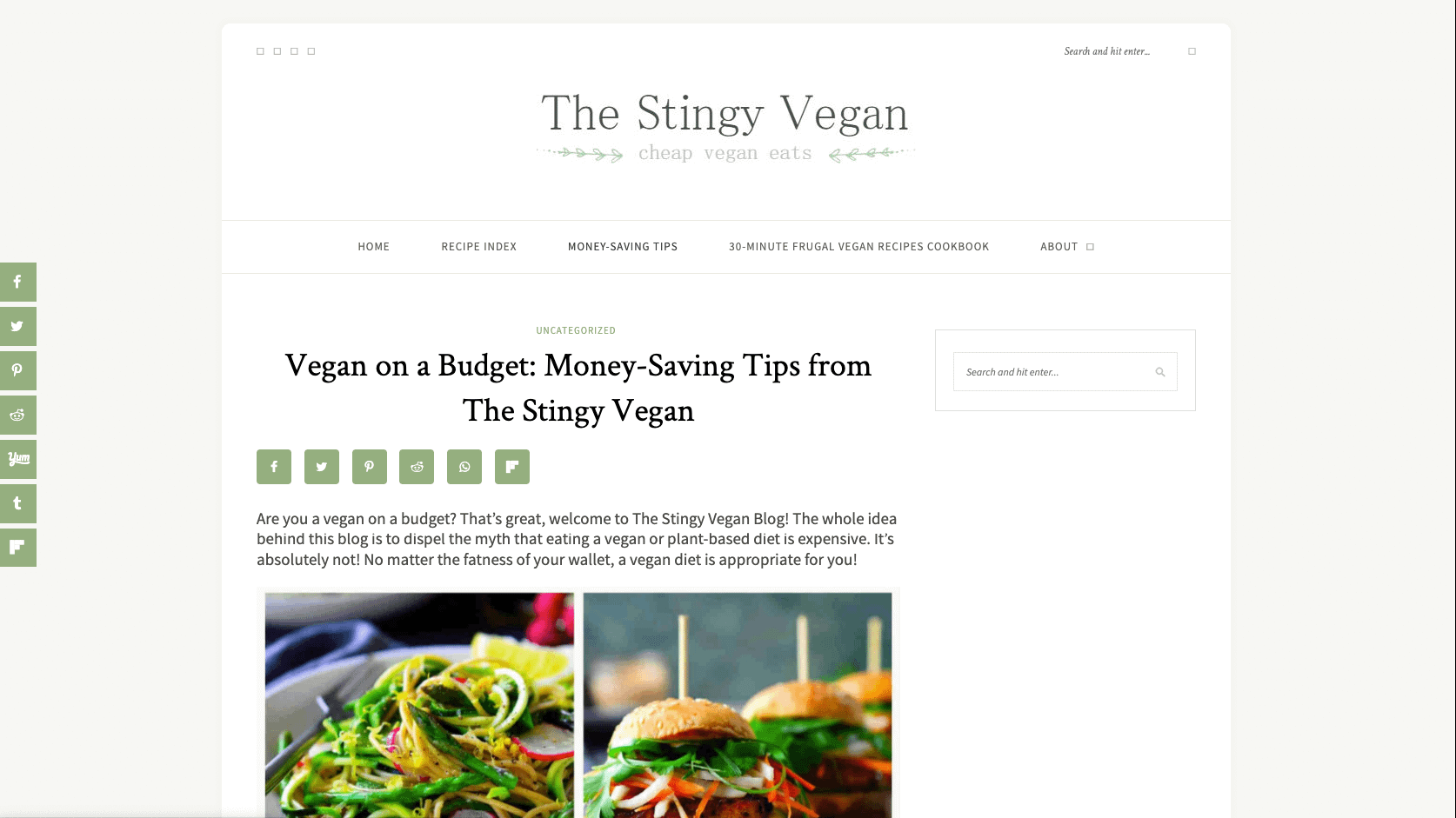 Vegan on a Budget Money Saving Tips from The Stingy Vegan