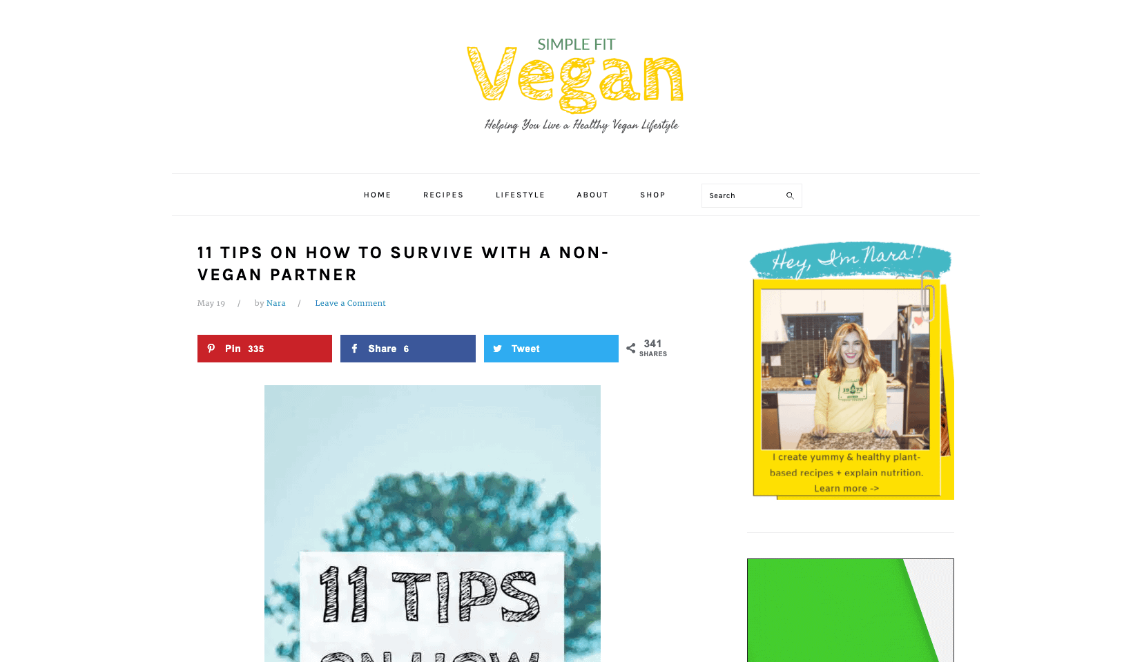 tips on how to survive with a non vegan partner