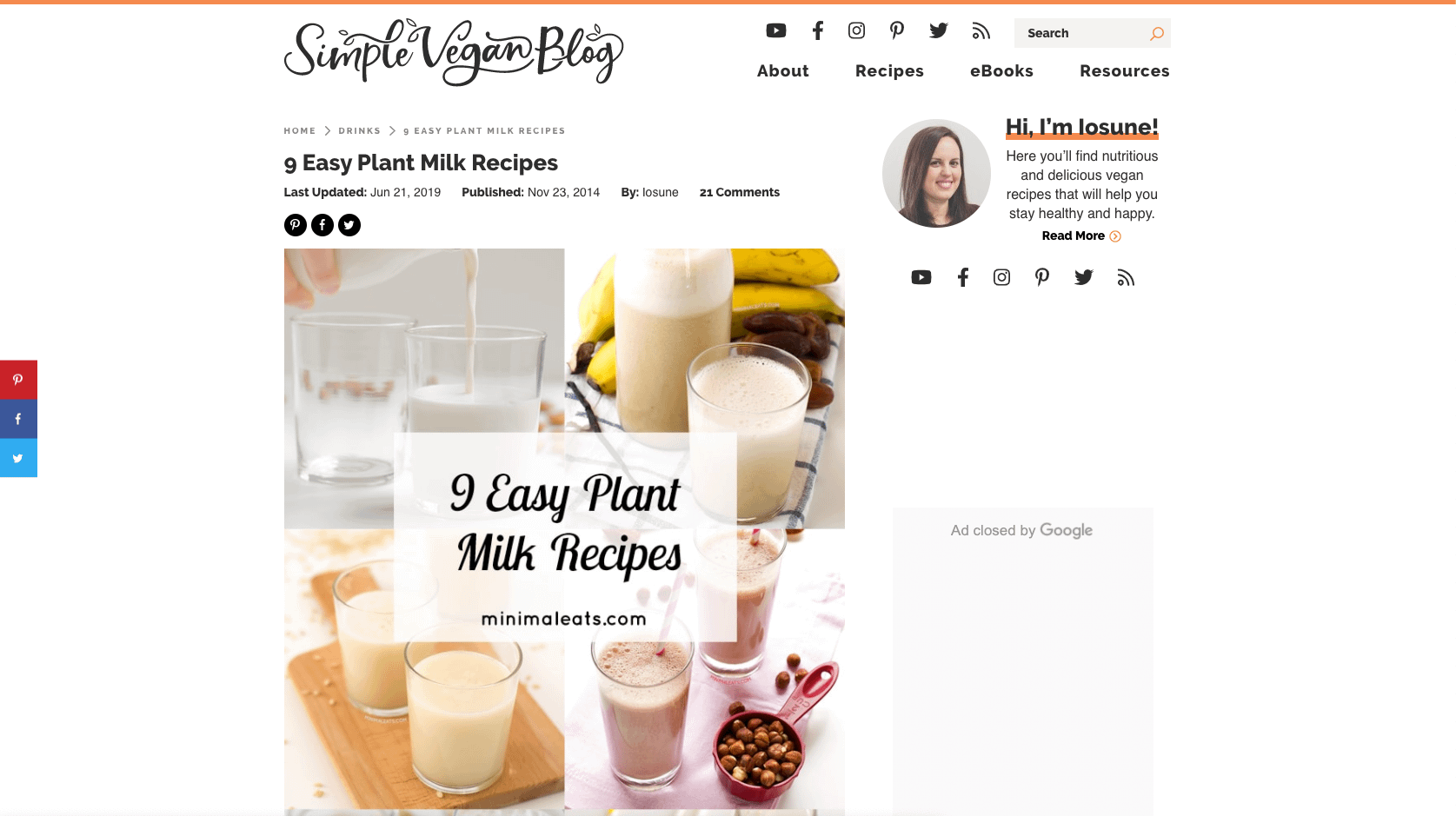 Easy Plant Milk Recipes
