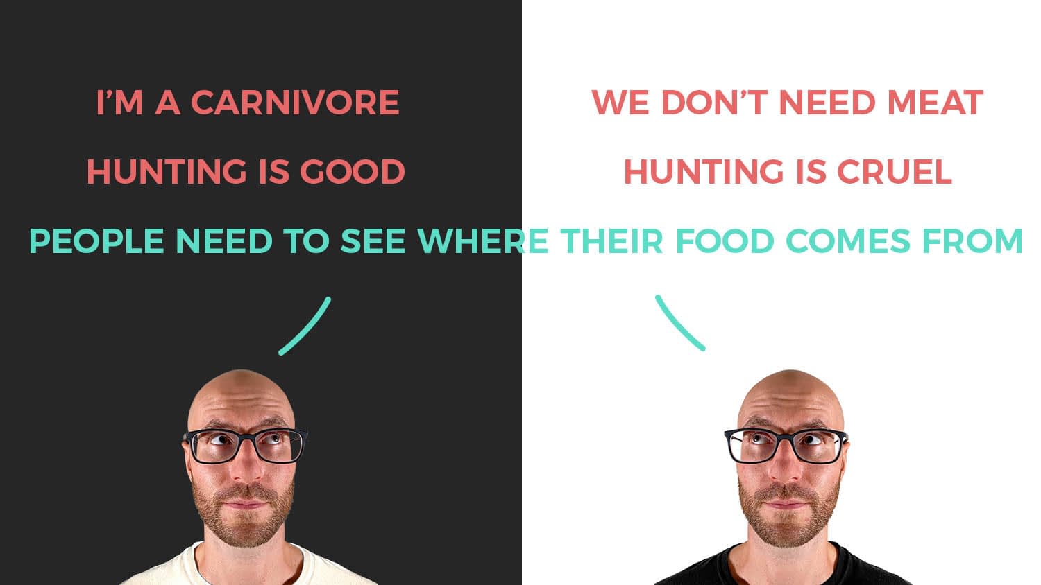 Rich finding common ground when talking about veganism